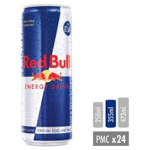 Red Bull Energy Drink, 355ml (Pack of 24)