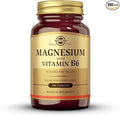Solgar Magnesium with Vitamin B6 - Supports Energy Levels - Reduce Tiredness and Fatigue - Muscle Function - Vegan - 100 Tablets