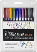 Tombow 56429 Fudenosuke Colors Brush Pens, 10-Pack