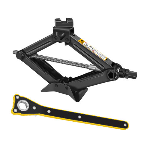 Scissor Jack for Car 2Tons, Car Jack Kit Heavy Duty with Ratchet Wrench Tire Change Kit Tool for Car SUV MPV