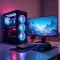 Fast Gaming Intel i5 16GB RAM 1TB HDD& 128GB SSD GT730 4GB 22" Monitor PC Bundle & Speaker