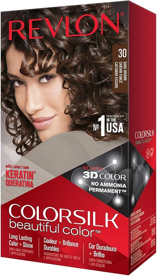 Revlon Colorsilk Haircolor #30 Dark Brown 3N