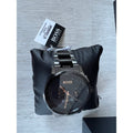 NEW HUGO BOSS GRAND PRIX 1513814 STAINLESS STEEL ALL BLACK MENS WATCH