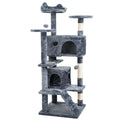 Large Cat Tree Activity Centre Multilevel Scratching Post 138cm Climbing Tower