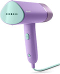 Philips 3000 Series Handheld Steamer - 1000W, 20 g/min Steam, Detachable 100ml Water Tank, Plastic Plate, Storage Pouch Included, 630 g Light Weight, Purple (STH3010/30)