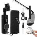 6Pcs Golf Accessories Kit Golf Club Cleaner Set & Water Spray Bottle