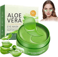 Under Eye Patches,60Pcs Aloe Vera Gel Eye Mask,Hyaluronic Acid Collagen Eye Masks Skincare for Puffy Eyes Dark Circles,Eye Bags,Anti Aging,Wrinkle,Moisturizing& Soothing,Eye Patch for Women and Men