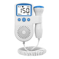 (Blue) Ultrasonic Fetal Doppler Detect Baby Heartbeat Rate Probe Prenatal Monitor