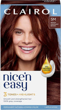 CLAIROL NICE'N EASY CRÈME PERMANENT HAIR DYE - 5M MEDIUM MAHOGANY BROWN