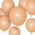 Apricot Balloons 50 Pack 12 Inch Nude Balloons Beige Balloons for Balloon Garland or Balloon Arch, Baby Shower Decorations Birthday Wedding Anniversaries Decorations
