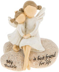 My Auntie is A Best Friend for Life Sentimental Pebble Gift, White