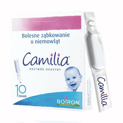 Camilia 10 Dose Painful Gums Teething Relief Boiron Zabkowanie