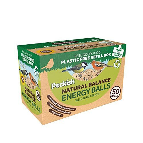 Peckish Natural Balance High Energy Fat Balls for Wild Birds - 50 fat ball Box