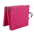(pink) Gymnastics Mats Folding Tumbling Yoga Equipment