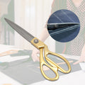 Luxury Sewing Scissor Fabric Textile Cutter Sharp Blade Dressmaking Tailor Shear(8in)