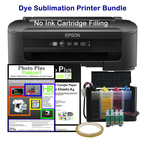 Sublimation Printer Kit - Epson WF-2110W with Ink Tank & sub papers