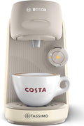 Tassimo by Bosch Finesse Friendly Pod Coffee Machine in Cream TAS167PGB with INTELLIBREW and IntensityBoost, Compatible with 50 Different Beverages