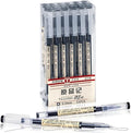 Gel Pens, 12Pcs Quick Drying Black Ink Ballpoint 0.5mm Fine Tip Pen for Adult Writing Note Taking Office Supplies