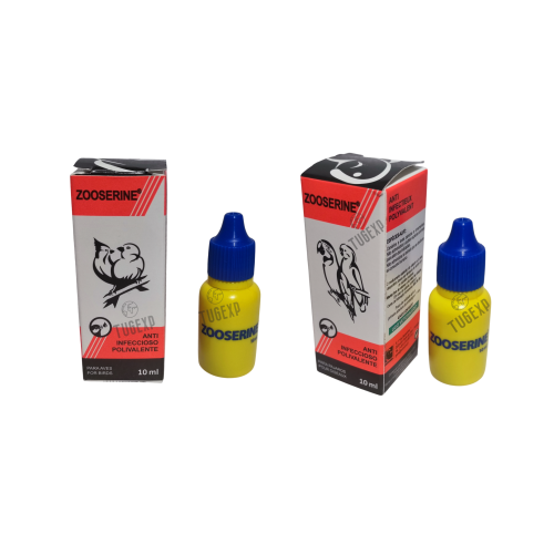 2x Zooserine for Bird Respiratory Treatment Intestinal Disorders