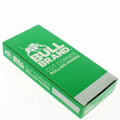 50 Booklets x BULL BRAND Green Cut Corner Rolling Paper - Full Box