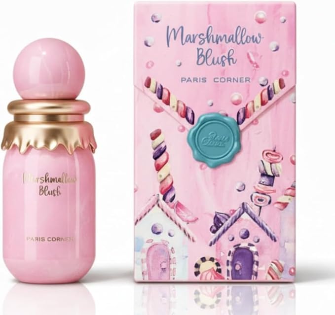 Paris Corner Marshmallow Blush 50ml EDP Travel Pack Gourmand Marshmallow Perfume Fragrance for Women 50ml