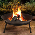 URBN Living Cast Iron Fire Bowl | Traditional Outdoor Log Fire Pit