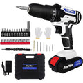 21V Cordless Drill Combi Power Drill Electric Screwdriver Set 25+1 Torque Torque 45N.m