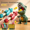 (2 launchers   24 soft balls/set) Air-Powered 2 Launchers Kids' Dinosaur Toy | Fun Shooting Dinosaur Scoring Game, Competition Battle Set With 24 Sponge Balls