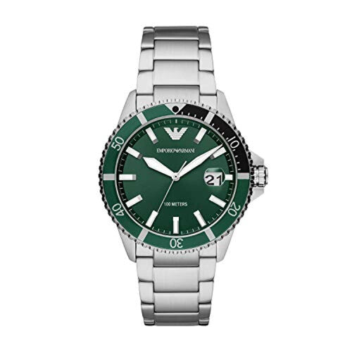 Emporio Armani AR11338 Men's Watch - Elegant Stainless Steel Timepiece