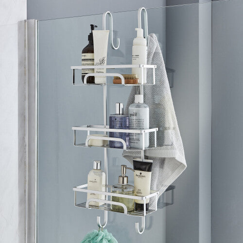 Extra Large Aluminium Rust-Proof Premium 3 Tier Hanging Shower Caddy
