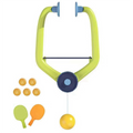 Door Pong the Door, Adjustable Doorway Game Pingpong Trainer Jam Kit
