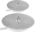 Snowyee Splatter Screen for Frying Pan, Grease Splatter Guard Stainless Steel Large 13” and Small 10” Shield (2 in 1 Set)