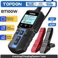 TOPDON BT100W 12V Car Battery Tester Bluetooth Wireless Charging