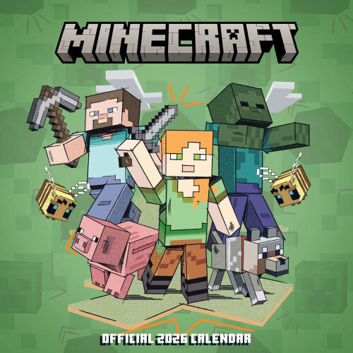 MINECRAFT 2026 SQUARE CALENDAR
