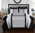 Lazzaro Super King Duvet Set - Breathable Microfiber Superking Duvets Sets (260 x 220 cm) 3 PCs - Luxury Durable Super King Duvet Cover With Zipper Closure