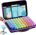 ARTDOT 60 Slots Diamond Art Storage Boxes Kits for Adults, Portable Diamond Painting Accessories and Tools Kit for Bead Organization and Storage