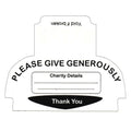 10 Security Seals / Labels for Square Charity Collection Boxes