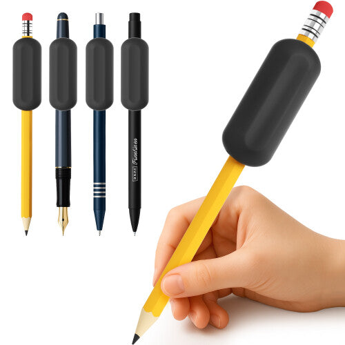 5-Pcs Weighted Pencil Grips â€“ 1oz Silicone Handwriting Aid for Kids, Elderly & Special Needs