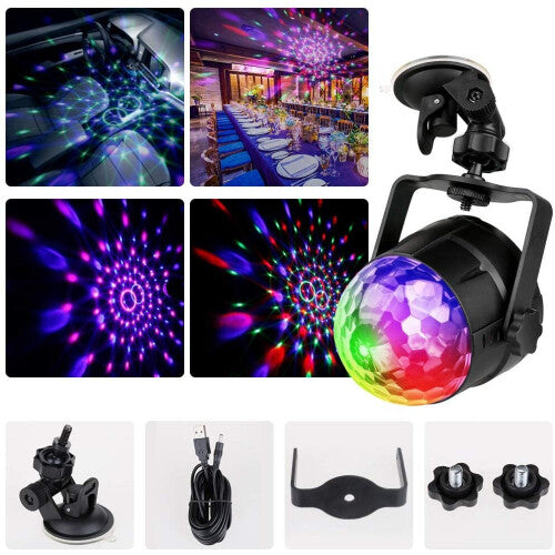 Disco Lights,Sound Activated Disco Ball Lights with 4M/13ft USB Cable