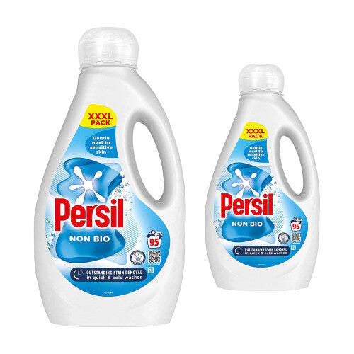 Persil XXXL Washing Liquid Detergent Non Bio 2.565L, 190 W