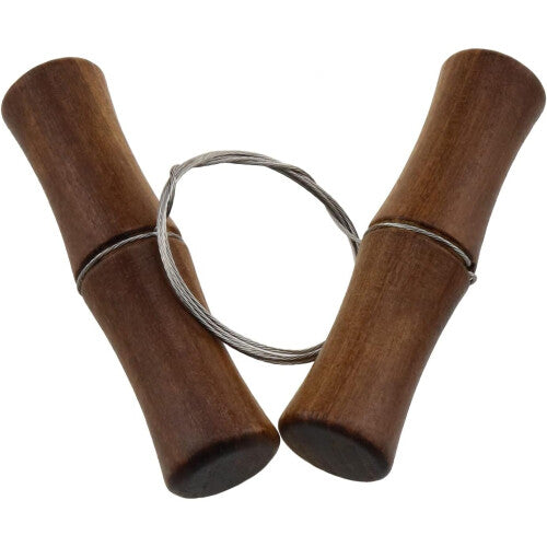 Clay Cutter Wire Stainless Steel Clay Wire Cutter with Wooden Handle Ceramics Wire Tool for Pottery Wheel and Clay Ceramic Making, Mud Cutting Wire, L