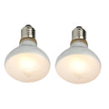 2 Pack Reptile Uvb Uva Heat Lamp Bulb For Truly -Like Bright Heat For , Amphibian And Birds (100 W)