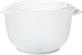 Chef Aid Contain 3 Mixing Bowls, Non-Slip Base, Soft Grip Handle, Microwave and Dishwasher Safe, Compact, Stackable, Ideal for baking and cooking, Off-white, 1.5 Litre, 2 Litre, 2.5 Litre