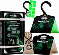 10 Pheromone Clothes Moth Traps, Carpet Moth Trap + Lavender Freshener + 10 Glowing Pads + eBook with Moths Prevention & Protection Techniques, Cloth Moths Monitoring Traps Detecting Activity
