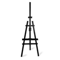 (Black) Wooden Easel 1800mm High Blackboard Holder Display