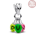 (GW-8) Hot Toy Strange Thing 925 Sterling Silver Beads Compatible Original Brand 1:1 Logo Bracelet Original DIY Jewelry Pendant Gift, New Hot Series
