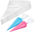100 Pcs Disposable Piping Bags 12 Inches Medium--Piping Bags,Icing Bags,Cake Decorating Bags Icing Piping Bag,Disposable Icing Piping Bags,Strong Icing Bag for Cake Cupcake Dessert Cookies Decoration.