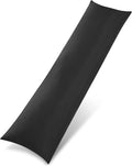 Utopia Bedding Bolster Pillow Pack of 1, (Double, 4Ft 6 Inch), Full Body Pillow, Soft Hollowfiber Filling, Long Pregnancy Pillow for Maternity Support and Side Sleeper (Black)