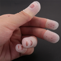 Guitar Kit Includes 8 Pieces Thumb and Finger Picks (Metal Blue Celluloid), 5 Clear Protectors