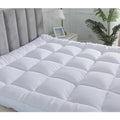 (Double) Luxury Mattress Topper Microfiber Extra Deep (Thickness 5CM) Microlite Box Constructed Stitched